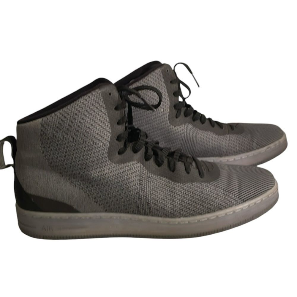 Men's Nike Air Pro Stepper Wolf Gray Basketball high top Shoes. Size 11.5